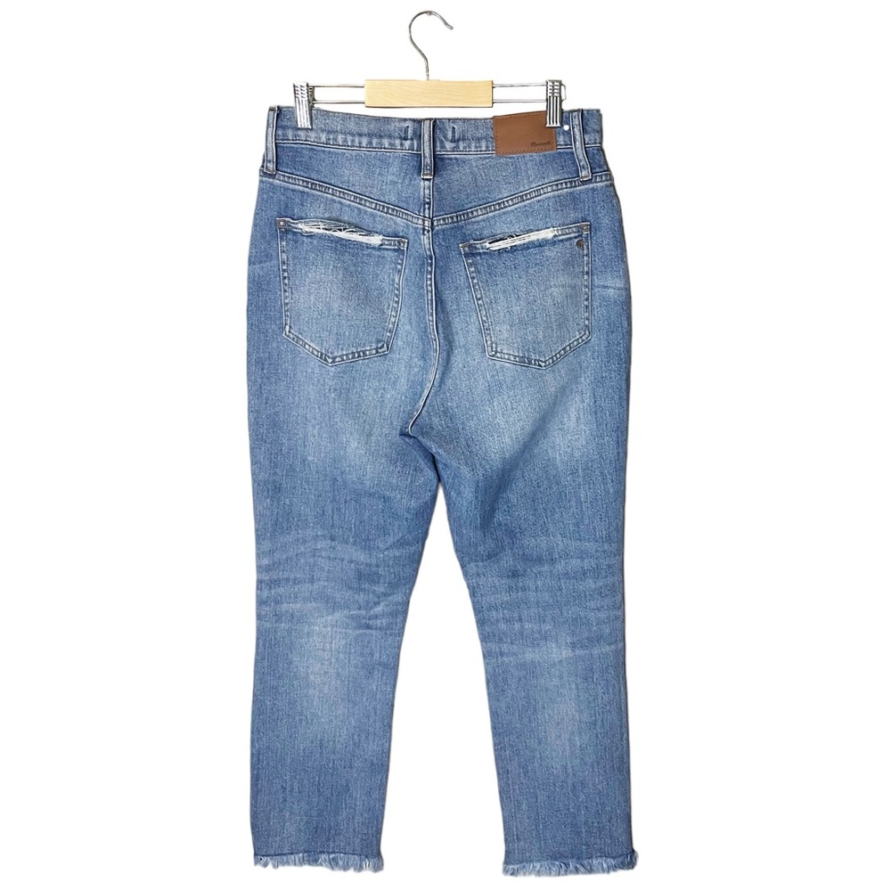 Madewell The Perfect Vintage Distressed Fray Slim Leg Jeans - Picture 3 of 7